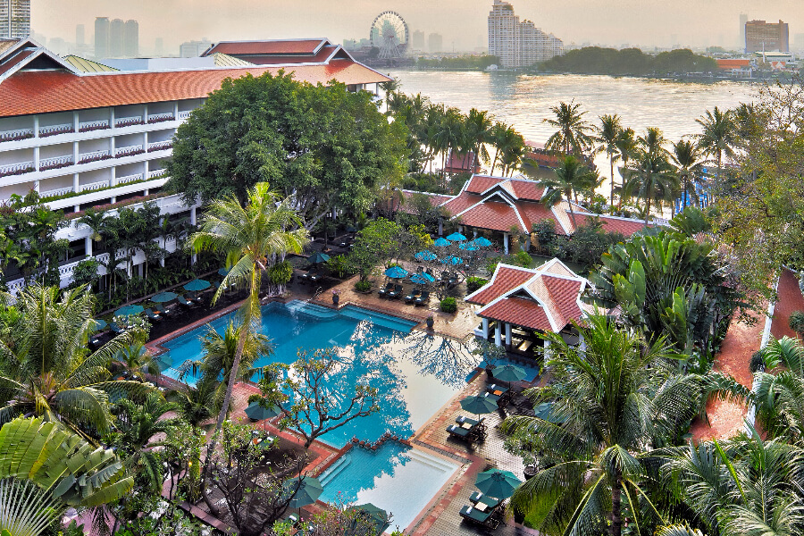 Thailand - Hotel - Bangkok - Anantara Riverside Bangkok Pool_Aerial