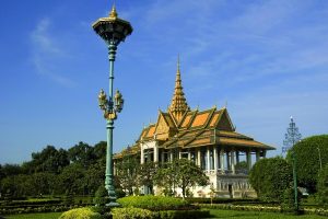 Cambodja - Phnom Penh - Tempel Architectuur