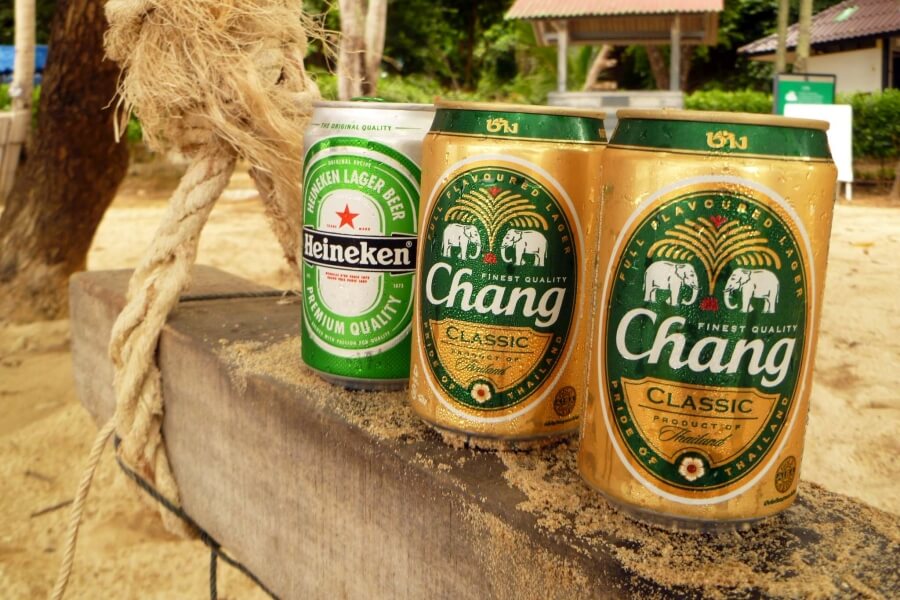 Thailand - Eten - Drinken bier