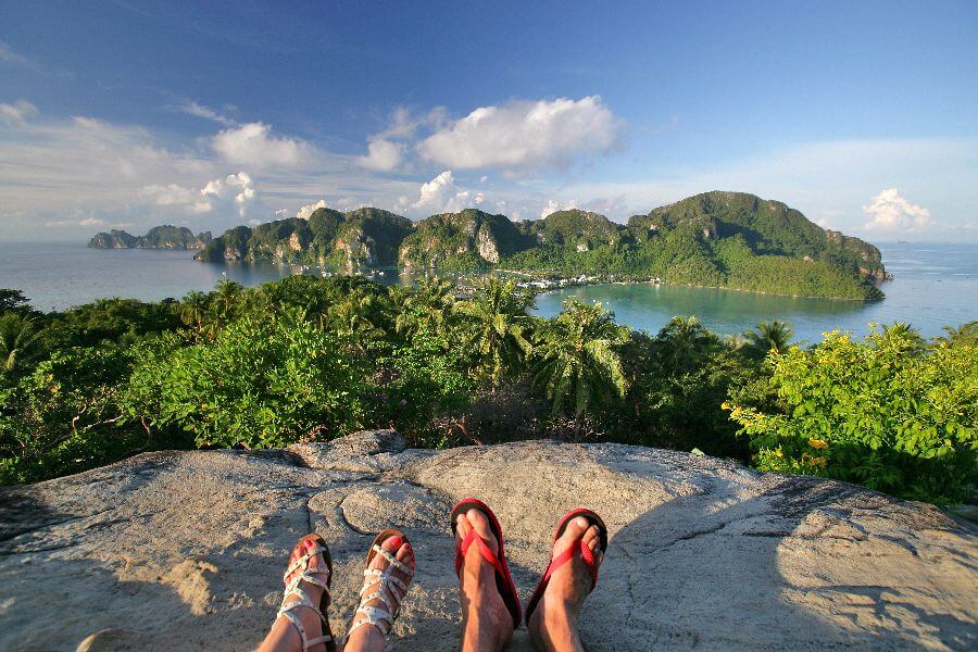 Blog - Thailand - Koh Phi Phi uitzicht bezienswaardigheden - Beste reistijd Thailand