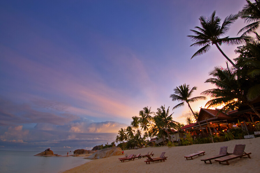 Thailand - Zonsondergang strand eiland - Strandvakantie Eastin Hotel & Lawana Resort