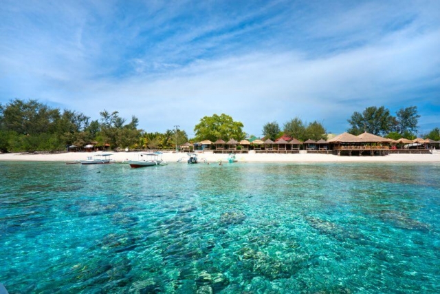Indonesie - Strand water blauw