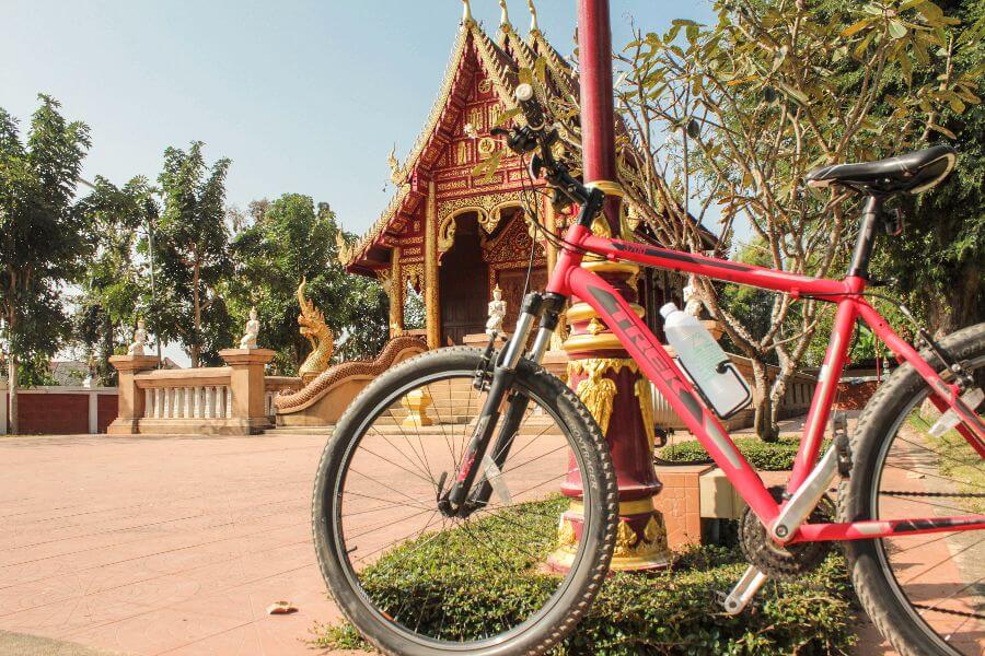 Thailand - Chiang Mai - Fietstour - Fietsen tempel