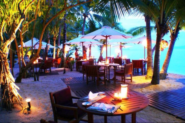 Thailand - Koh Samui - Santbiburi Resort - Restaurant strand - 007