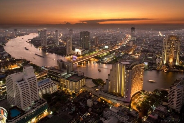 Thailand - Skybar - Bangkok by Night - nacht uitzicht - 01