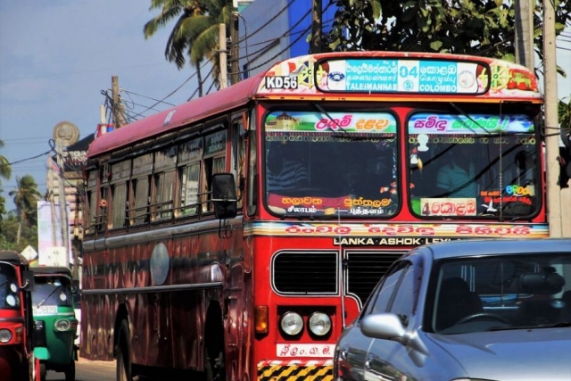 Sri Lanka - Bus vervoer verkeer - 064