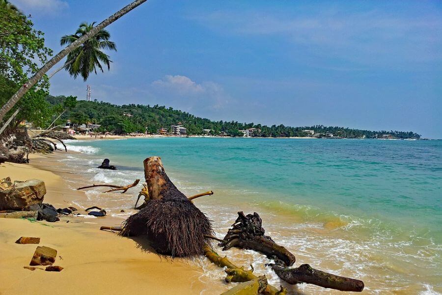 Sri Lanka - Unawatuna Strand zee - 016