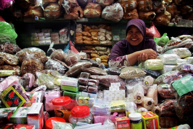 Indonesie Pasar Gede markt