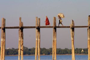 Myanmar - Mandalay - U brug 2