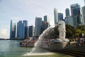 Singapore - Leeuw beeld - 02