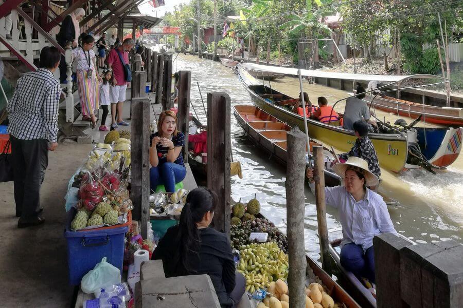 Thailand - Bangkok - Drijvende markt - 03