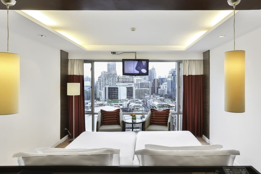 Thailand - Eastin Makkasan Hotel - Kamer met uitzicht