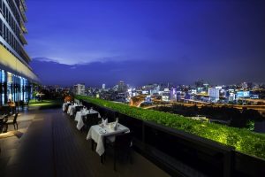 Thailand cultuur - Eastin Makkasan Hotel - Uitzicht