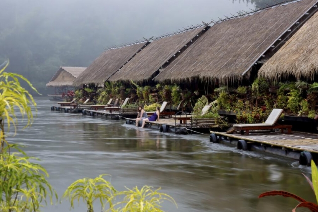 Thailand Kanchanaburi River Kwai Jungle Rafts
