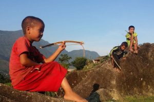 Vietnam - Sapa - Kinderen aan het spelen