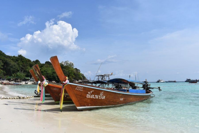 Thailand Koh Lipe longtailboats