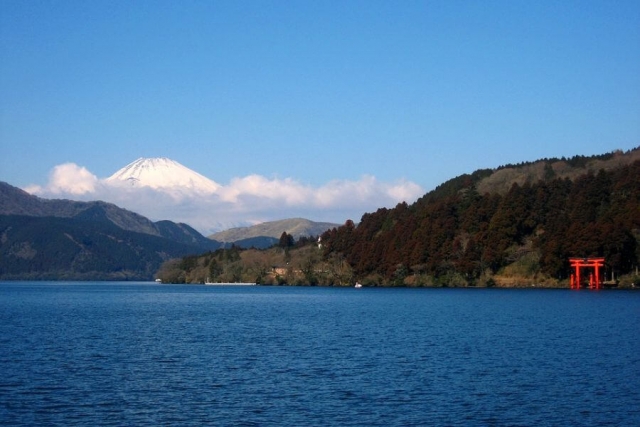 Japan Mt Fuji Lake Ashi