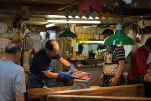Japan Tokio Tsukiji vismarkt