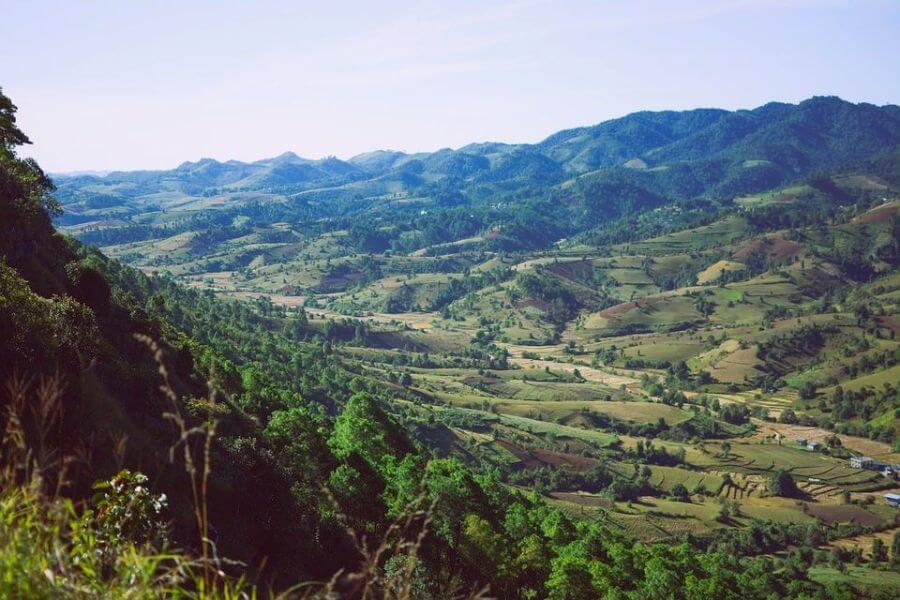Myanmar Kalaw trekking met prachtige uitzichten