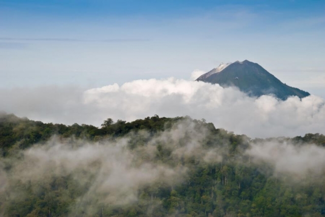 Indonesie Sumatra Sinabung vulkaan