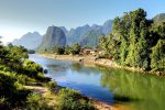 Laos Vang Vieng rivier