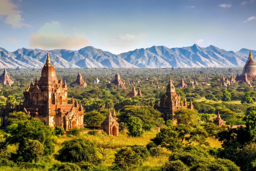Myanmar Bagan overzicht