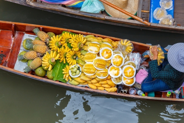 Vietnam Can Tho drijvende markt 3