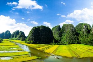 Vietnam Ninh Binh uitzicht