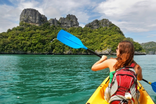 Thailand Angthong National Marine Park kanoen