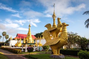 Thailand Tak Mae Sot Watthai Wattanaram Tempel