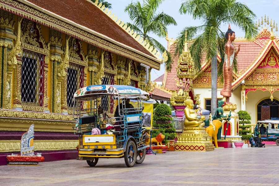 Laos Vientiane tuk tuk